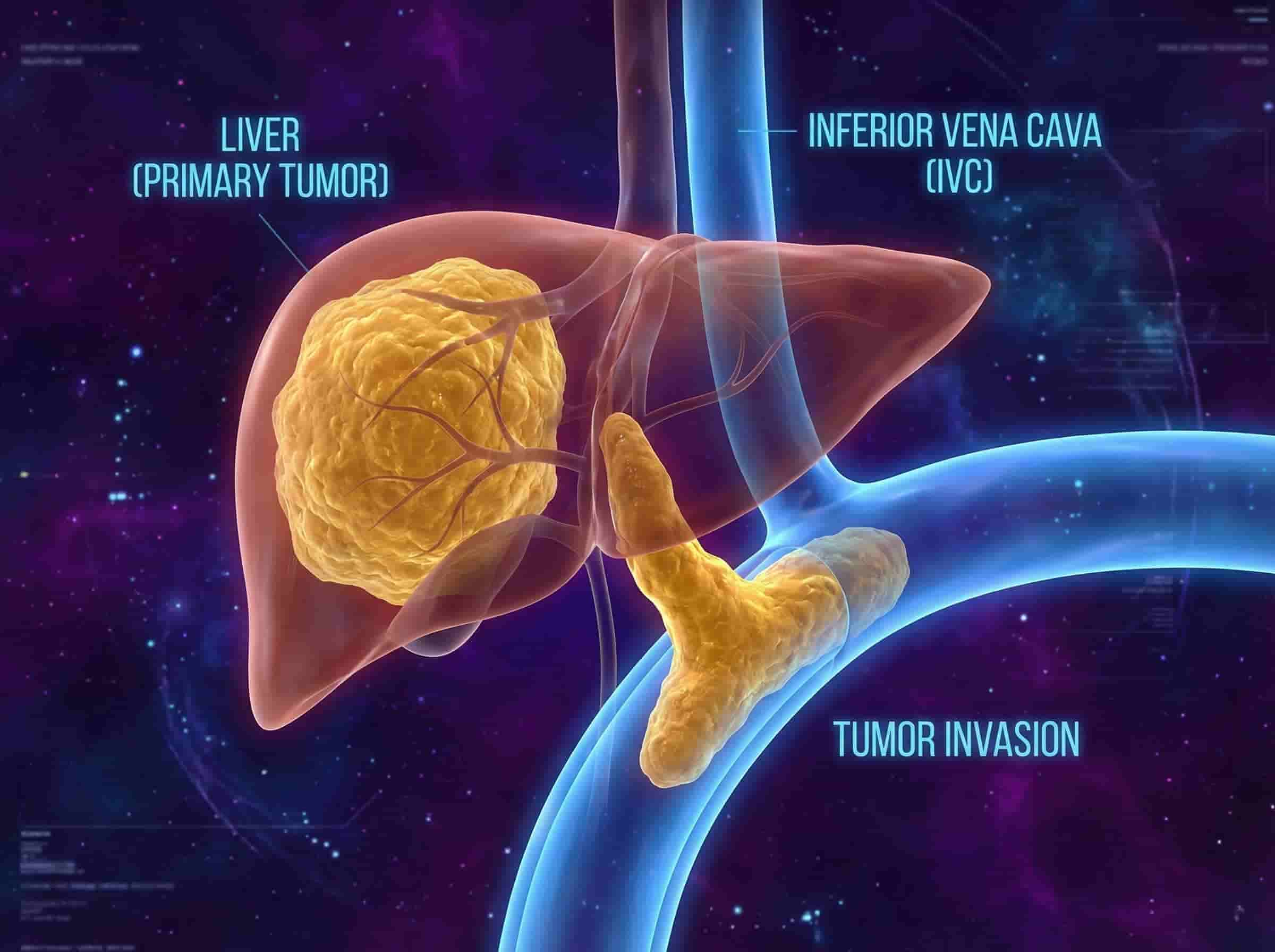 Liver Tumor Invading Vena Cava