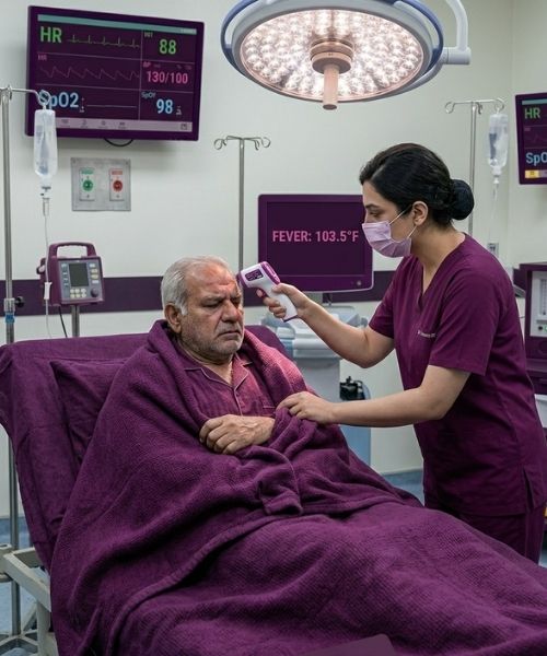 Emergency medical signs for bile duct surgery